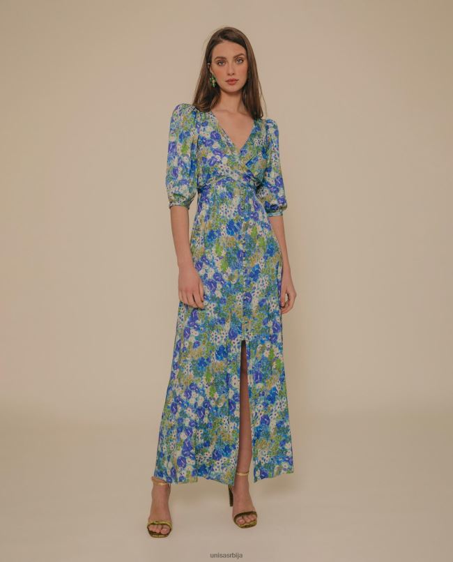 Unisa Жене Плави тече миди хаљина T6V601248