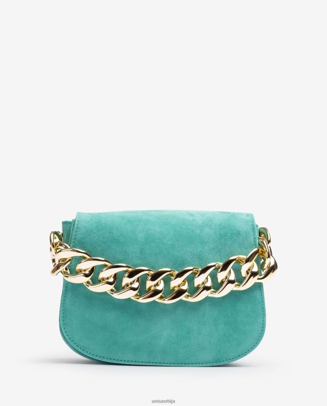 Unisa Жене зелен торбица са златним ланцем T6V601183