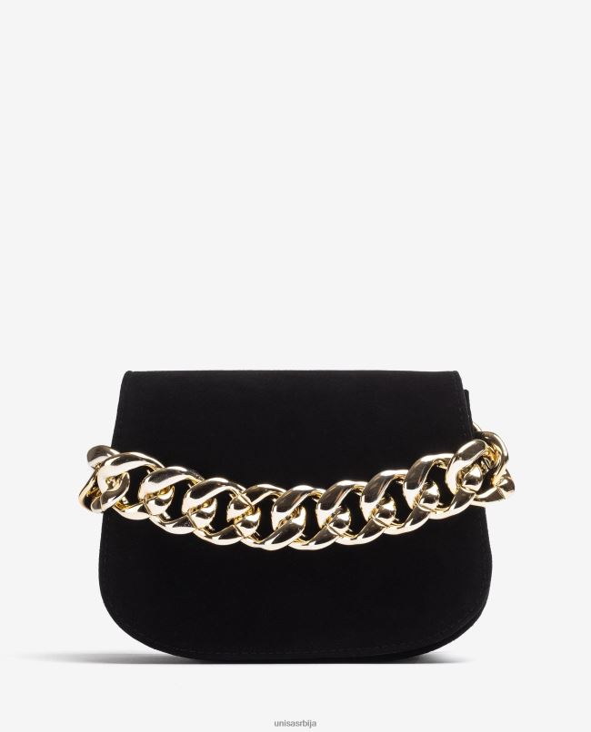 Unisa Жене црн торбица са златним ланцем T6V601184