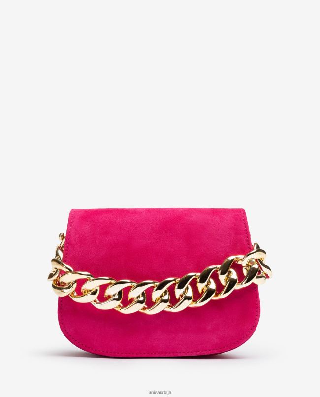 Unisa Жене розе торбица са златним ланцем T6V601185