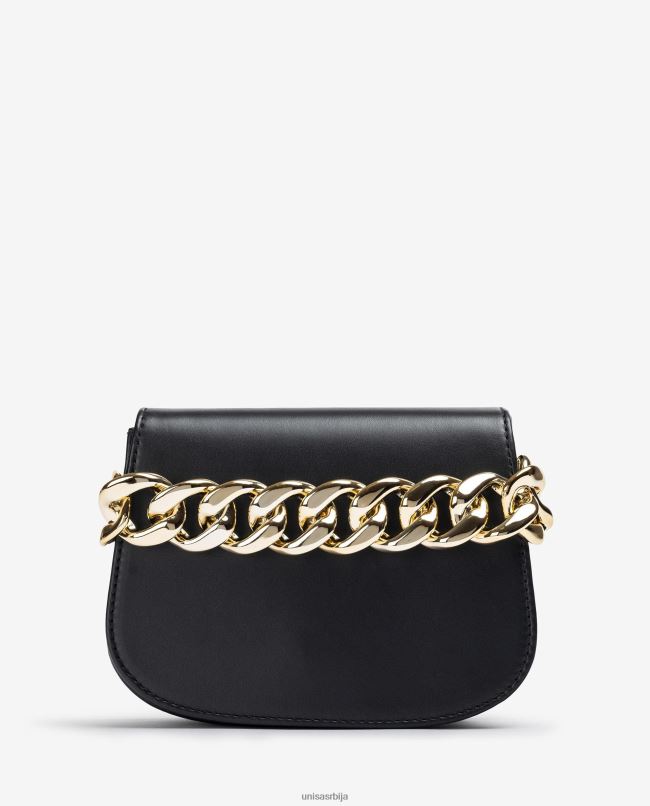 Unisa Жене црн торбица са златним ланцем T6V601199