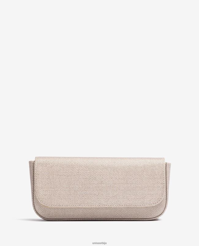 Unisa Жене злато торба за забаву од сјајне тканине T6V601202