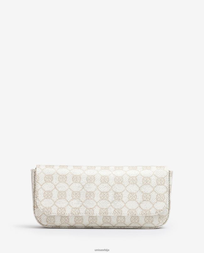 Unisa Жене бео торба са монограмом од сјајне тканине T6V601210