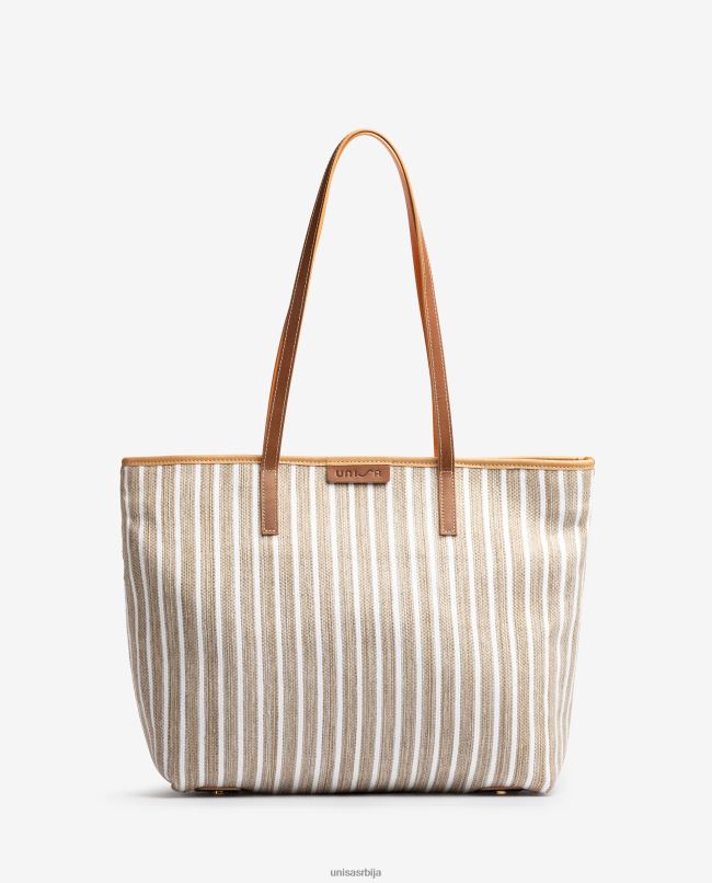 Unisa Жене браон торба за куповину направљена са јарапом T6V601114