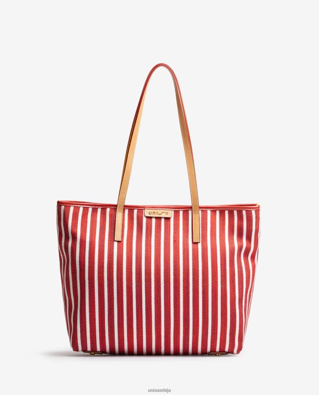 Unisa Жене црвена торба за куповину направљена са јарапом T6V601115