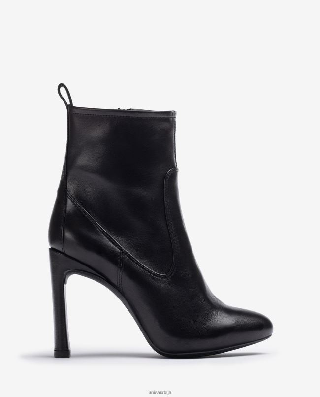 Unisa клинци мода кожне глежњаче са петом и унутрашњом платформом T6V601000