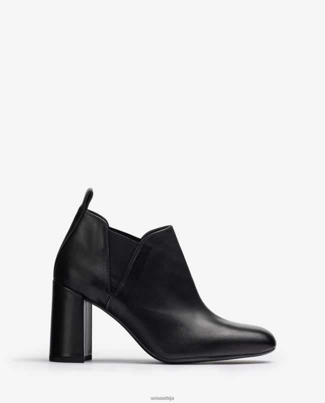 Unisa Жене црн глежњача са бочним уметцима T6V601004