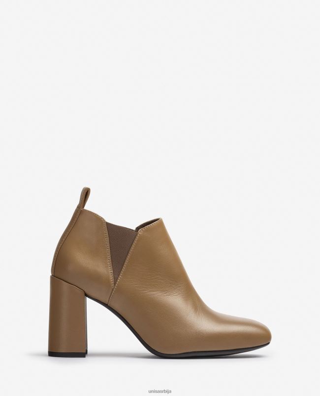 Unisa Жене браон глежњача са бочним уметцима T6V601005