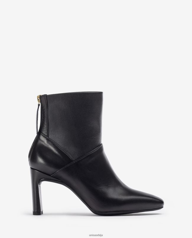 Unisa Жене црн глежњаче са квадратним прстима са високом потпетицом T6V601013