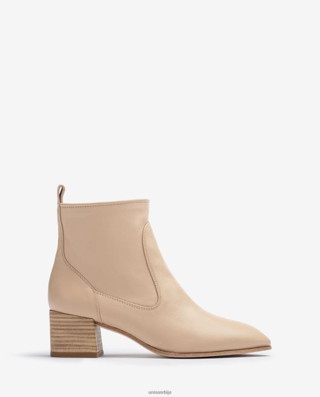 Unisa Жене беж кожна глежњача са потпетицом T6V60847