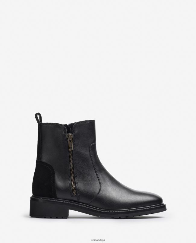 Unisa Жене мода антилоп глежњаче са патентним затварачем T6V60890