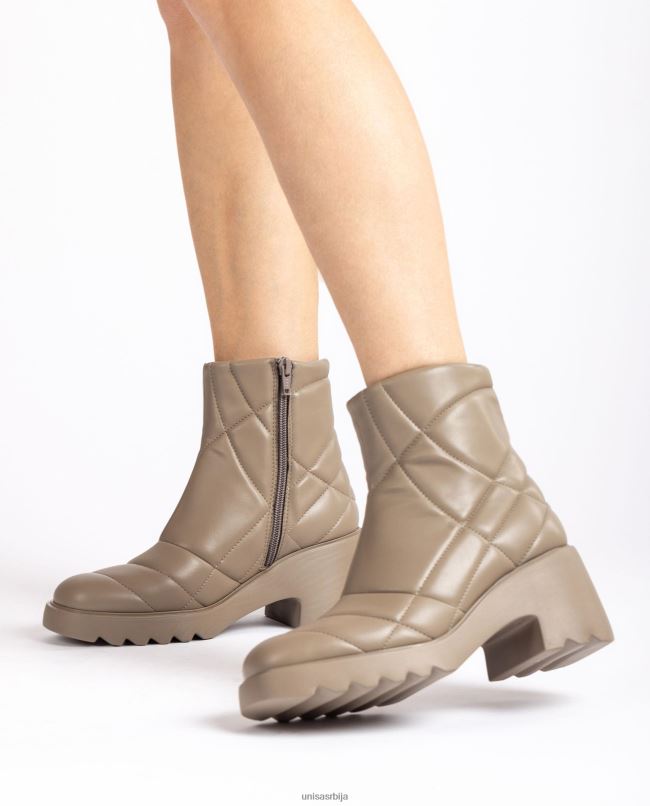 Unisa Жене браон суперлаке прошивене глежњаче T6V60961