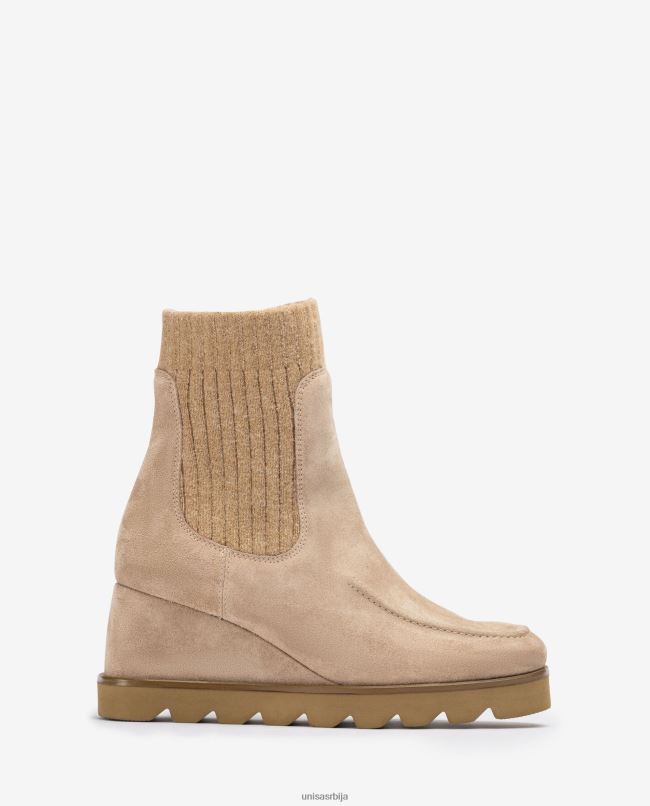 Unisa Жене беж глежњача са четвртином од ребрасте тканине T6V60977