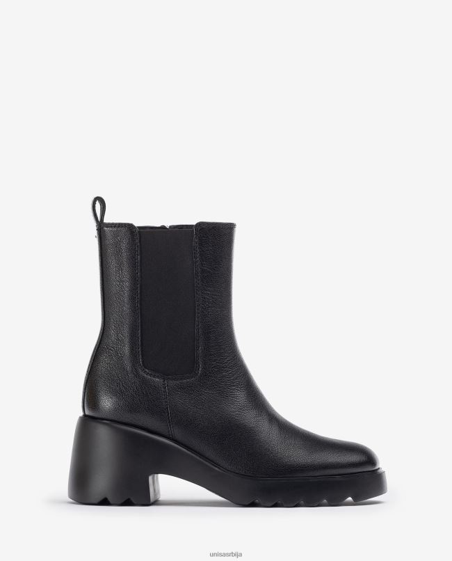 Unisa Жене мода глежњача са бочним уметцима и патент затварачем T6V60984