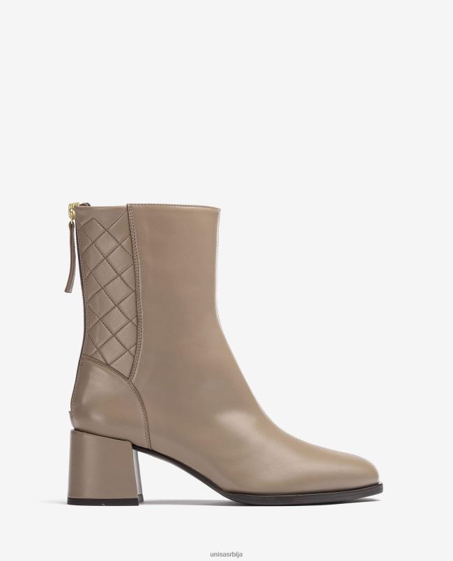 Unisa Жене браон глежњача са квадратним прстима са широком петом T6V60991