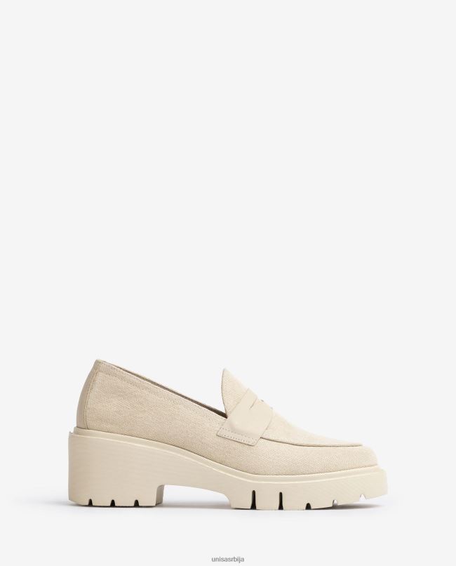 Unisa Жене бео ецолино мокасине T6V601262