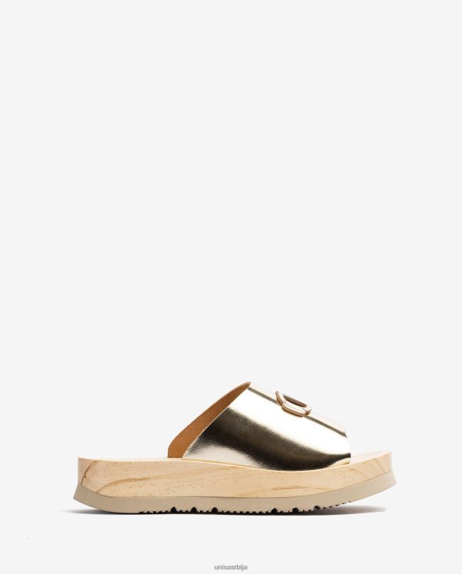 Unisa Жене мода сандале са ђоном са ефектом дрвета T6V60336