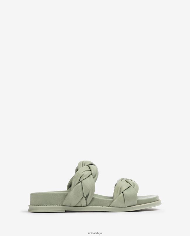Unisa Жене зелен сандала са плетеним каишевима T6V60389