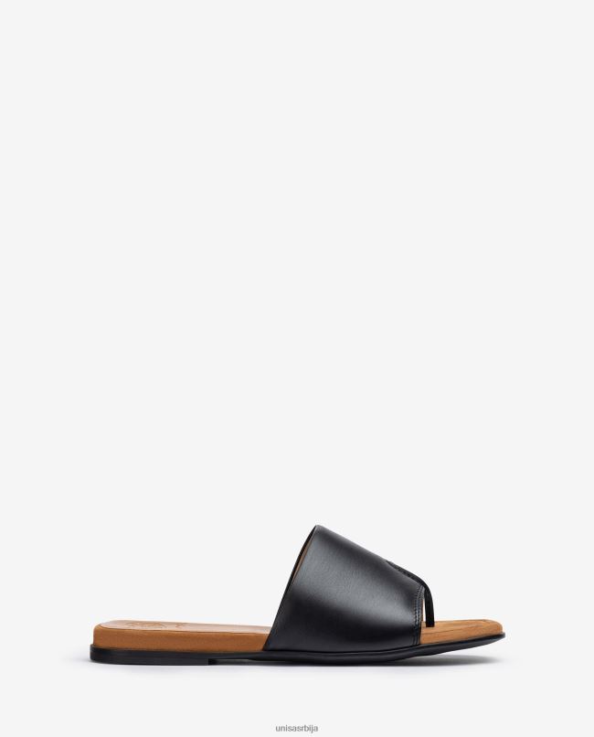 Unisa Жене црн сандале за прсте T6V60444