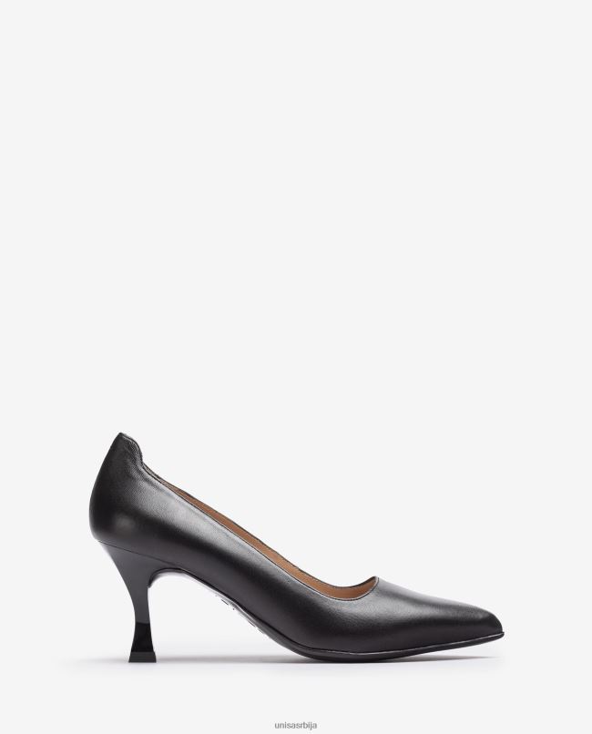 Unisa Жене црн пумпа са обојеном петом T6V60573