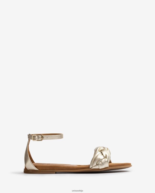 Unisa Жене грациозан сандала са плетеном вампом T6V60327