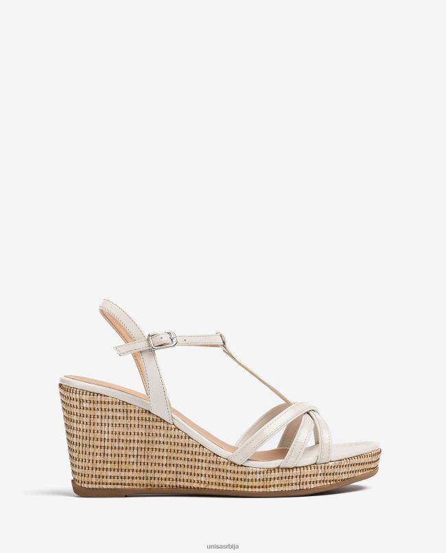 Unisa Жене мода сандале од лакиране коже на клин T6V60440