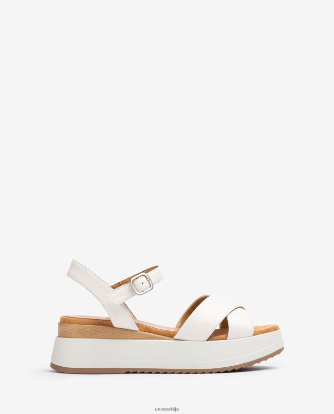 Unisa Жене бео сандале са ђоном у стилу патике T6V60342