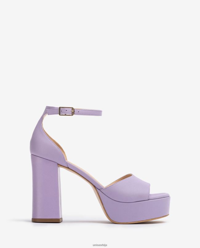 Unisa Жене лила сандале са квадратним прстима са платформом T6V6055