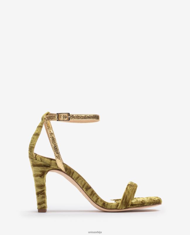 Unisa Жене зелен сомотна сандала T6V601314