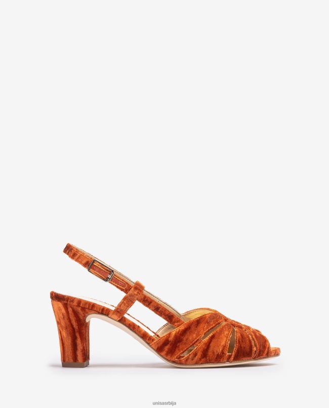 Unisa Жене грациозан сандала од сомота T6V601318