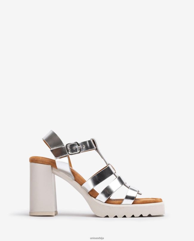 Unisa Жене грациозан суперлаке сандале са високом потпетицом T6V60256