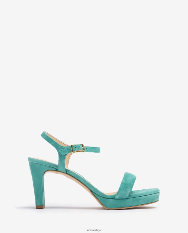 Unisa Жене зелен антилоп сандале T6V60274