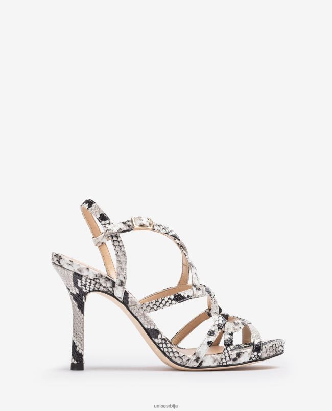 Unisa Жене мода сандале са ременима са високом потпетицом T6V60286