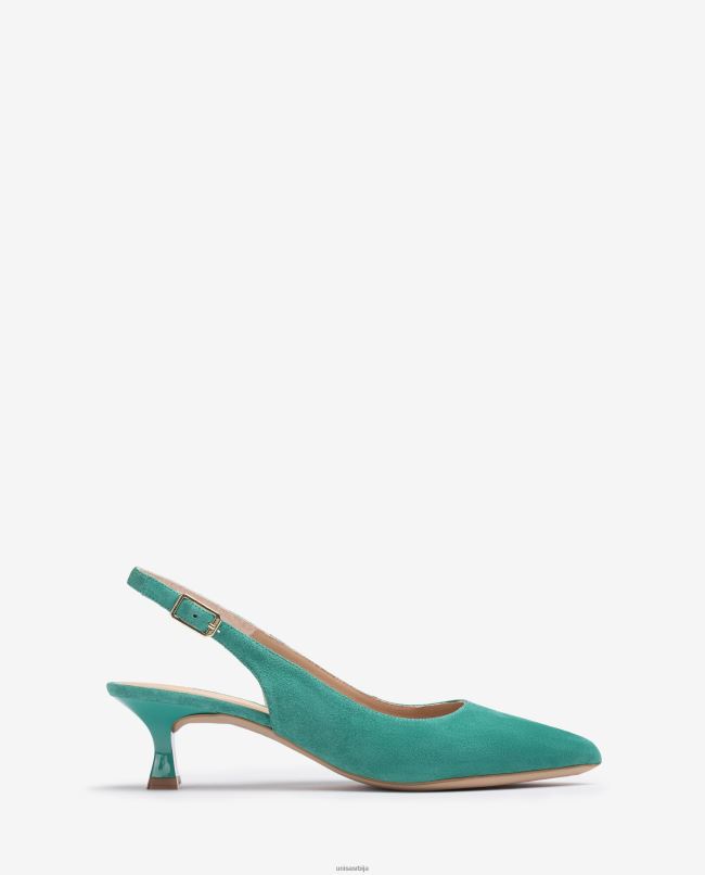 Unisa Жене зелен суеде слинг бацк T6V60507