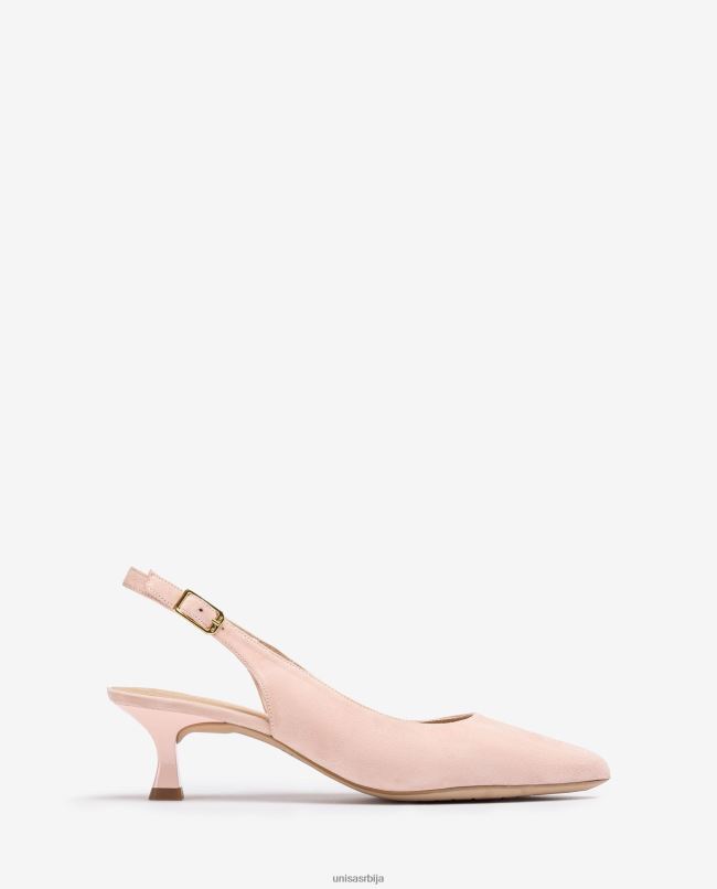 Unisa Жене розе суеде слинг бацк T6V60510