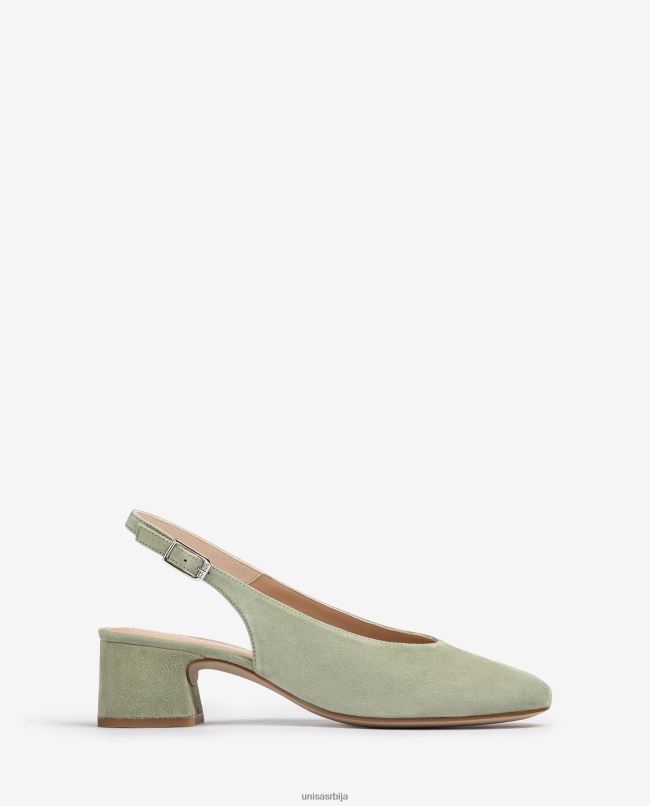 Unisa Жене зелен широка потпетица T6V60539