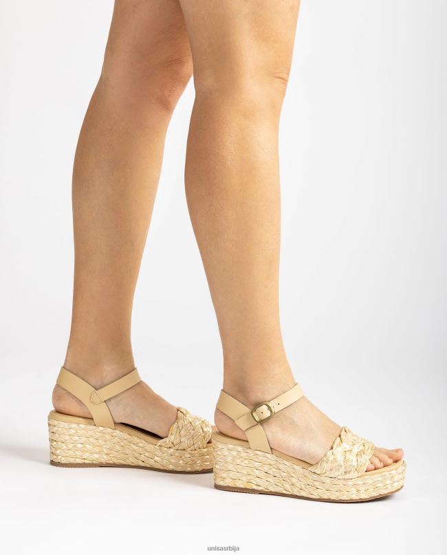 Unisa Жене грациозан плетена сандала на платформи T6V60431