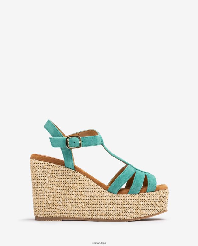 Unisa Жене грациозан сандале са високим клиновима T6V60454