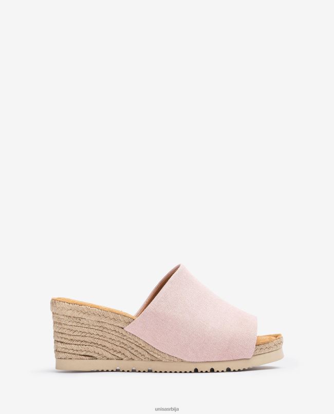 Unisa Жене розе мазга са клинастом петом од јуте T6V60466